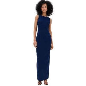 Amanda Uprichard Marbella Navy Maxi Dress